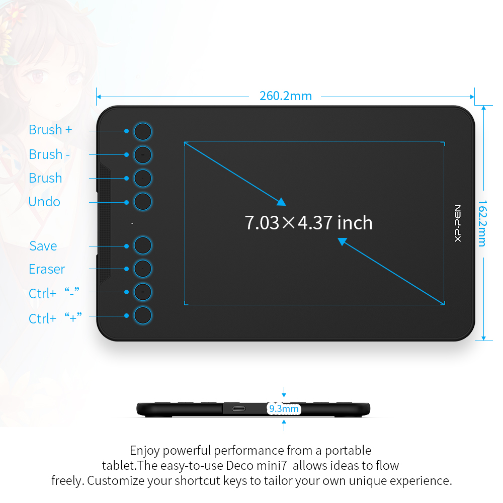 Deco mini7 best starter drawing tablet | XP-Pen Philippines Official Store